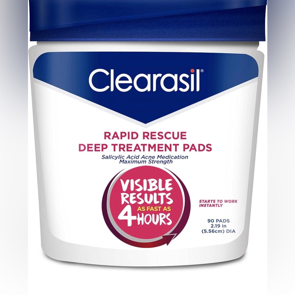 CLEARASIL RAPID RESCUE DEEP TREATMENT PADS ACNE